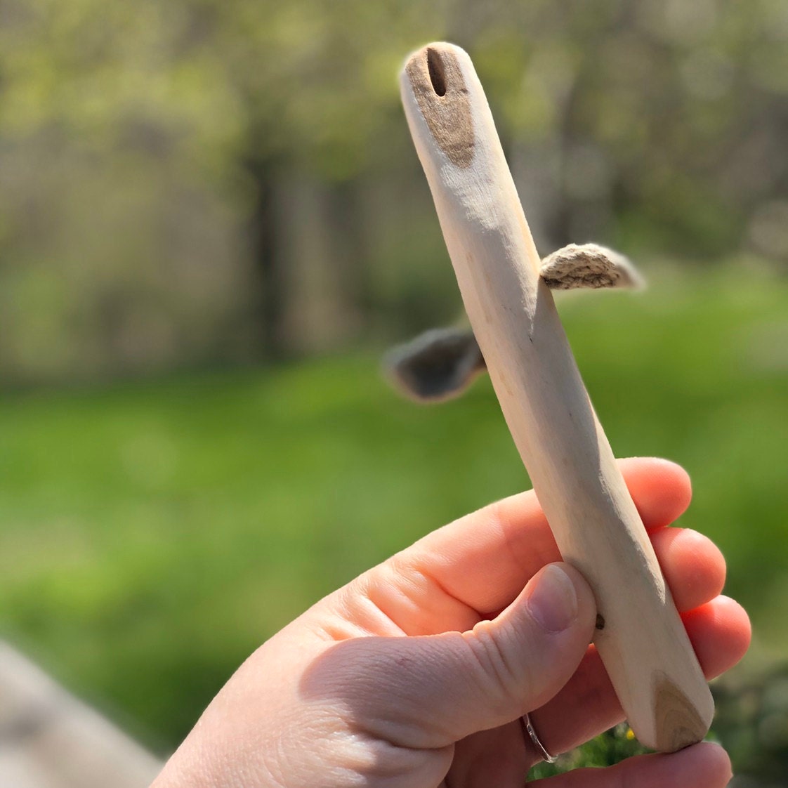 Honeysuckle Stick Cat Toy, Natural Wood