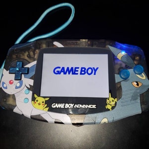 Umbreon and Espeon Custom Nintendo Gameboy Advance Shell 