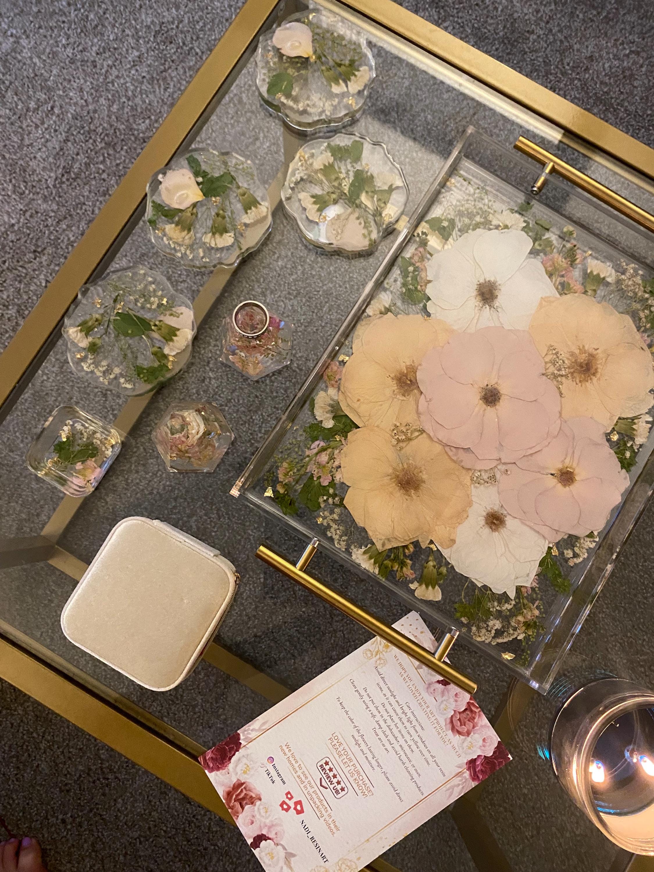 Preserved flowers from Casi's etsy review