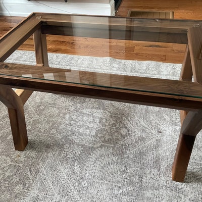 Walnut Wood TV Unit & Console, Modern and Unique Design Decor