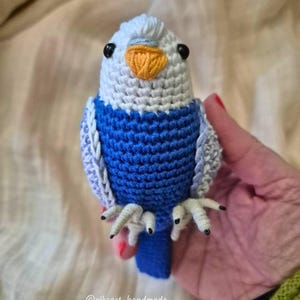 Mi様　あみぐるみ　インコなど 懲りずに作り続けている編みぐるみインコ。 少しリニューアルボディー