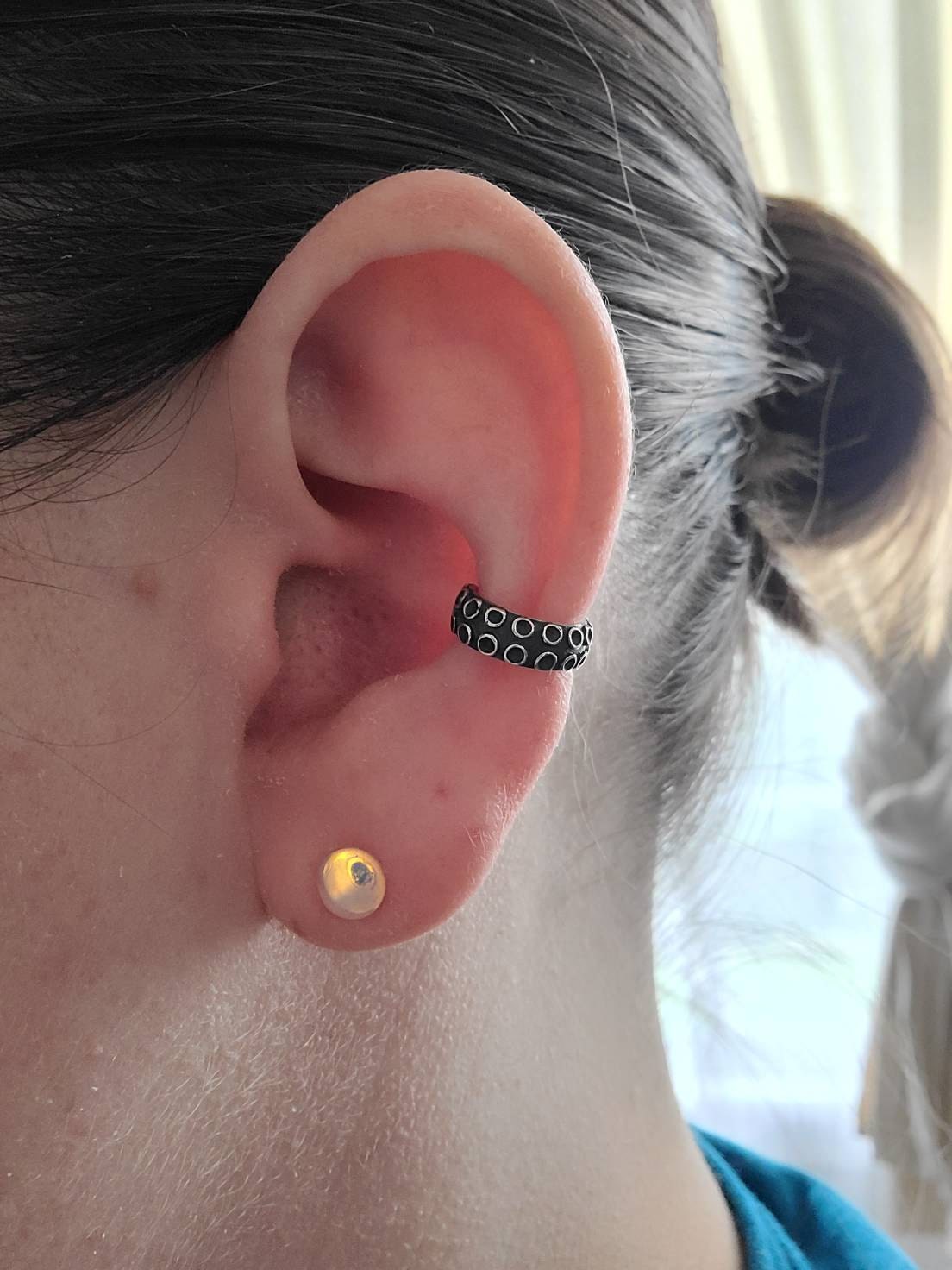 Octopus Tentacle Ear Cuff Earring Sterling Silver Ear Wrap Earrings Boho Jewelry  Gift for Her - ECU010