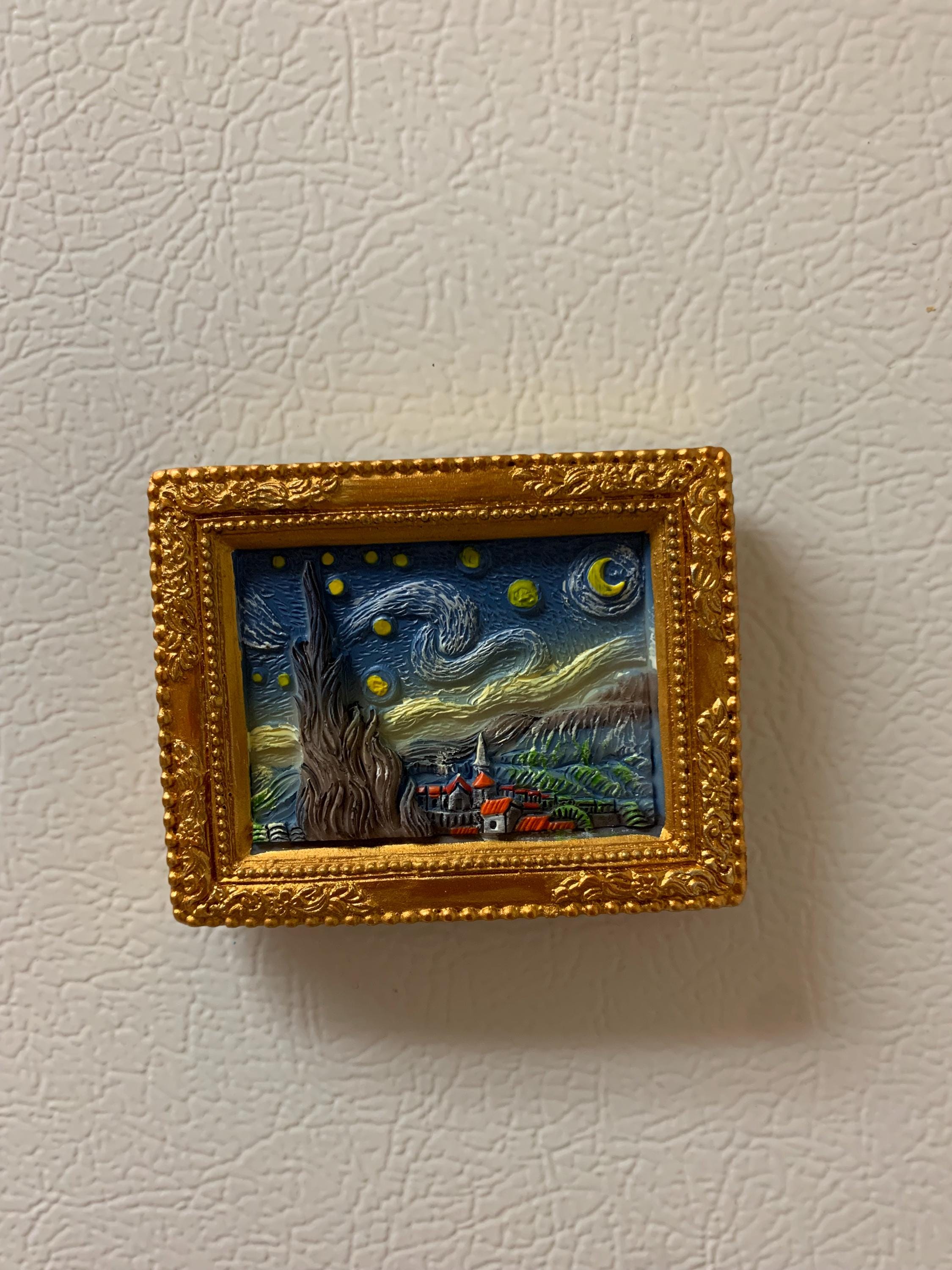 World famous paining kitchen refrigerator magnets painting 3D