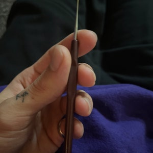 Crochet Hook Needle 0.5mm for Dreadlock Tool Loc Extensions Repair