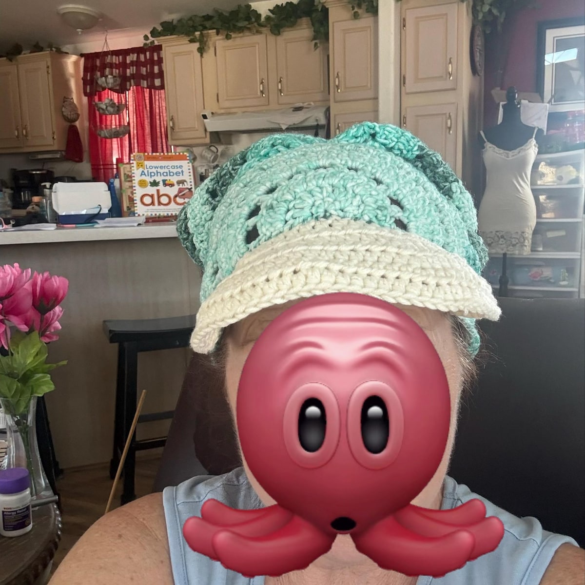 Gehäkelte Bandana Cap von Kymberly