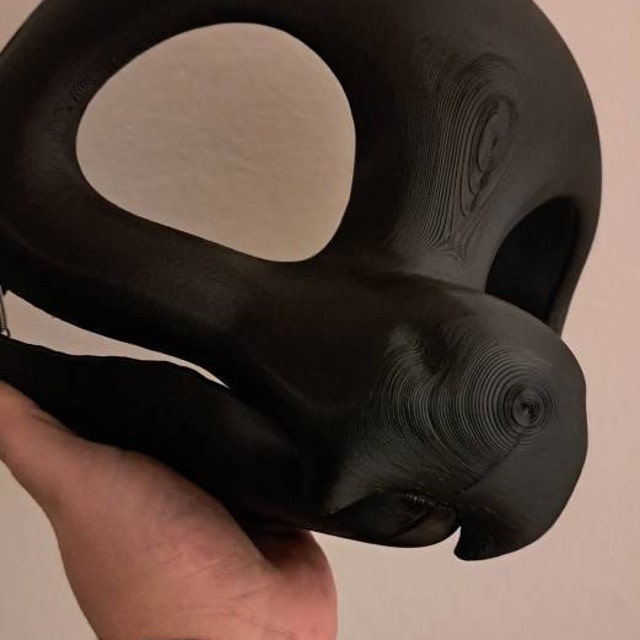 毛皮のような着ぐるみヘッド ベース ドラゴン ケモノ V2 可動顎 3D