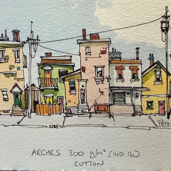 NEW Paint Along Lighthouse Coloring Page Watercolor Landscape Fine Art