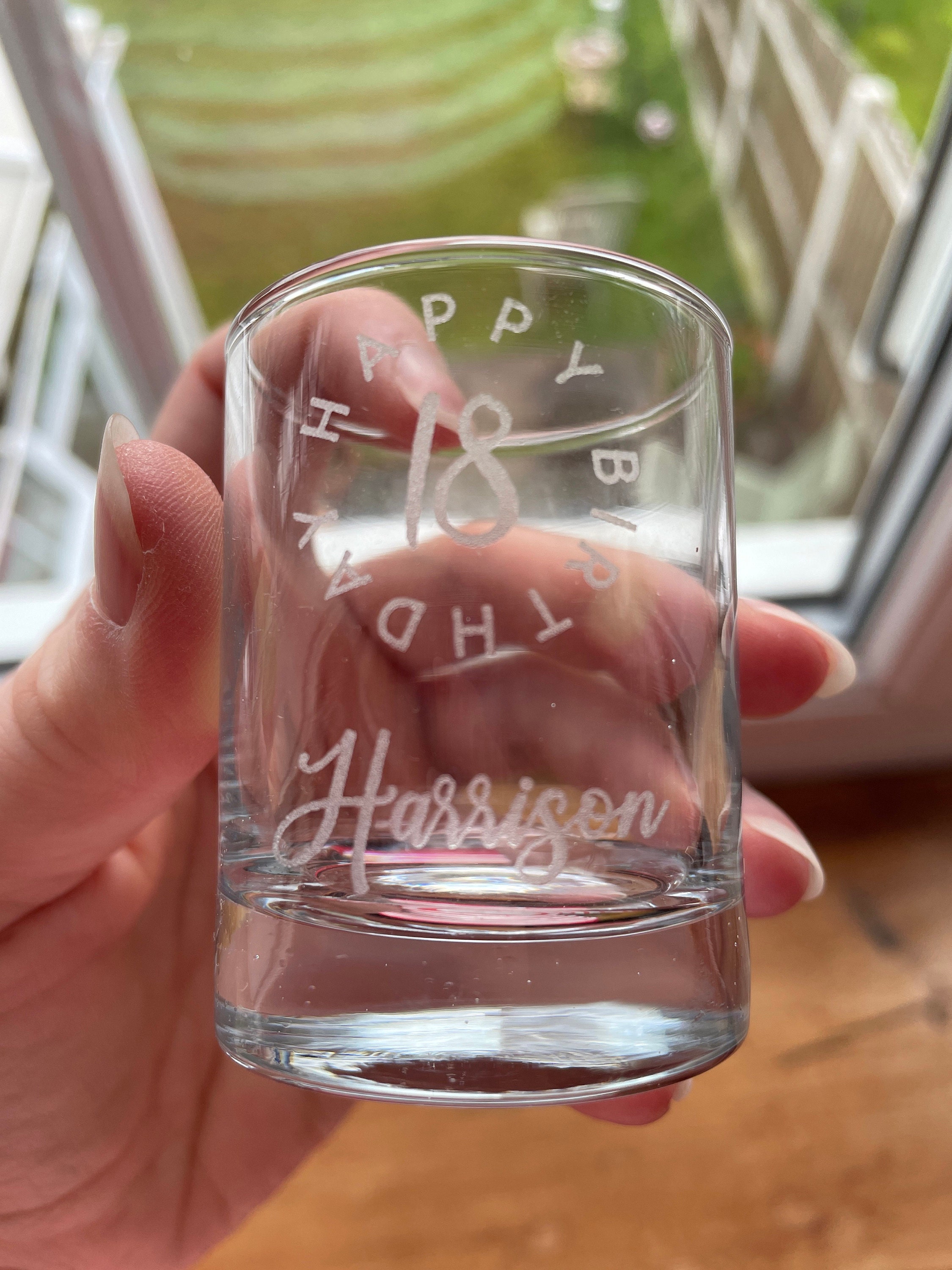 Engraved Shot Glass Personalised Shot Glasses Novelty Gift Idea for Birthday Weddings Best Man Groomsman Gift
