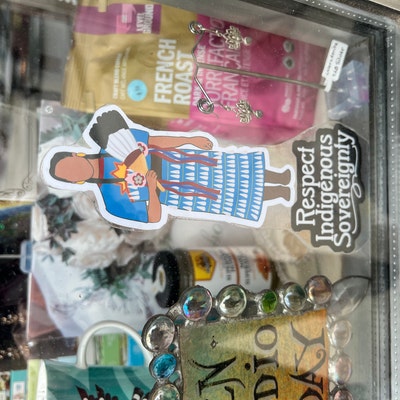 Métis Pride Flags and Sash Epoxy 1 Sticker Cabs Cabochoun - Etsy Canada