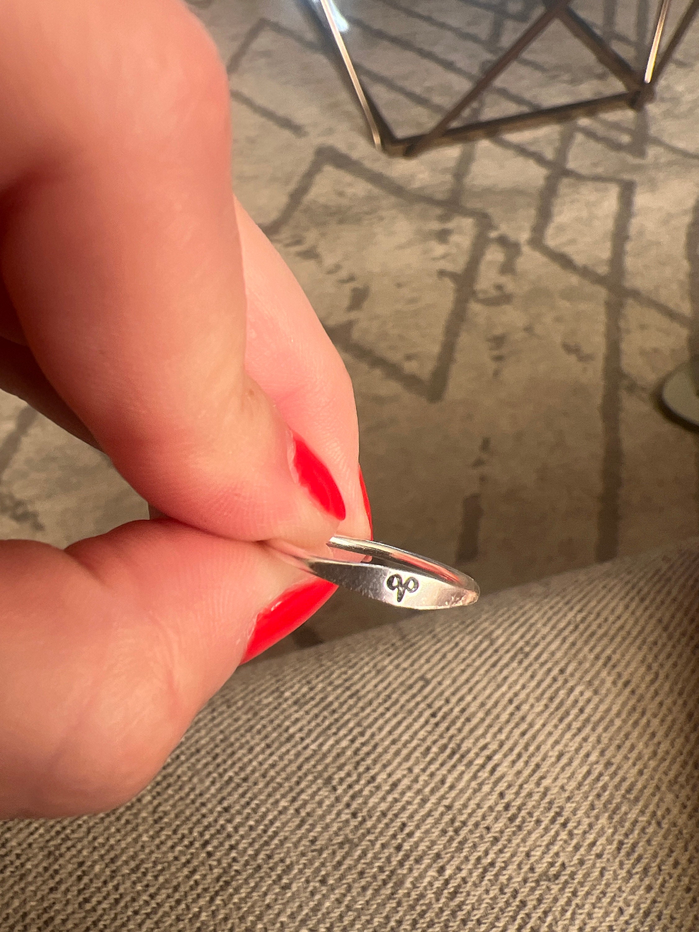 Zodiac Ring by CaitlynMinimalist • Custom Zodiac Jewelry in Sterling Silver, Gold & Rose Gold • Birthday Gift for Her • RM21F31