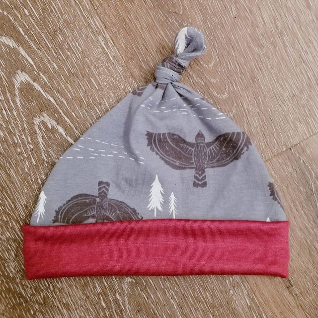 Top Knot Baby Beanie