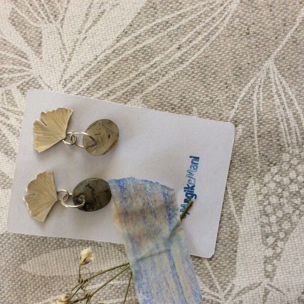 Orecchini a fiori con strass vintage anni '70 - Pomella Vintage Shop