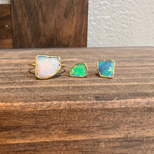 Customer photo from FORMARYELLEN, Raw Australian Opal Ring