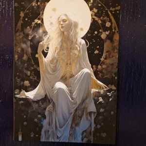 Artio Celtic Goddess of the Wilderness Poster Print Celtic Bear Goddess ...