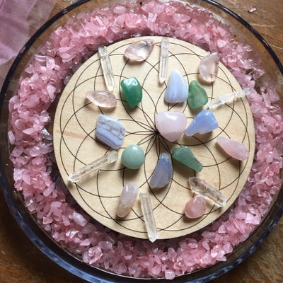 Crystal Grid Kit Mini Love Valentines Gift - Etsy
