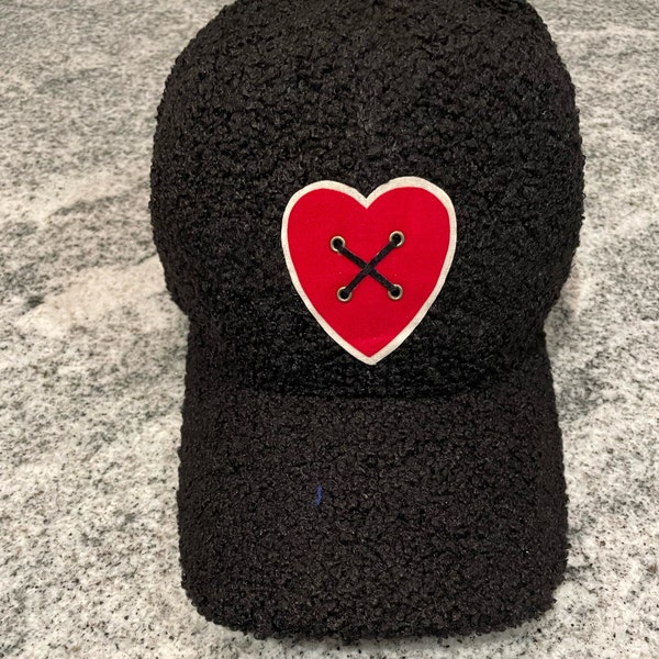ID 3276C Heart With Stitch Patch Valentines Day Love Embroidered Sew on ...
