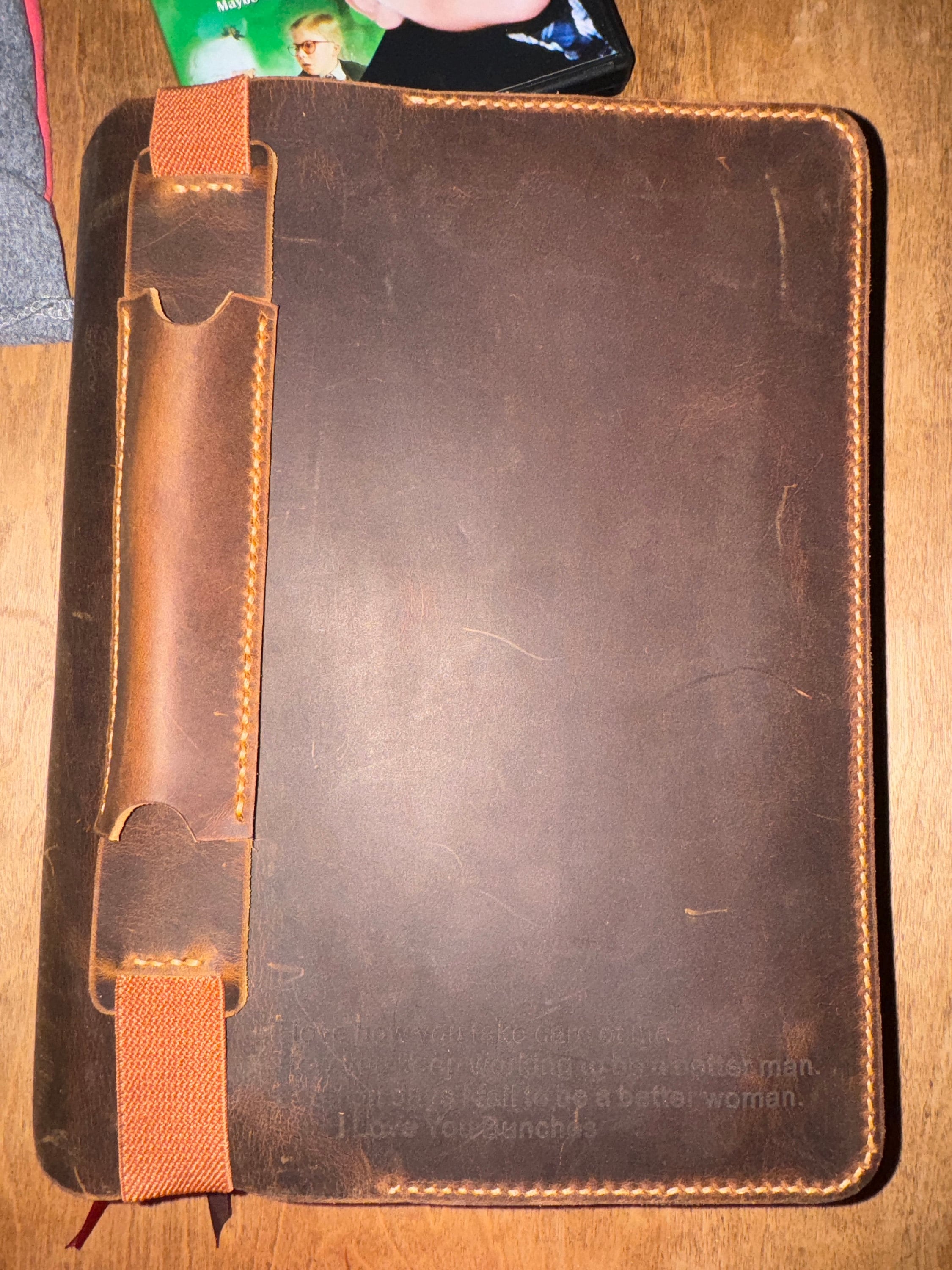 Personalized Leather cover for bible KJV , Custom leather holy bible book case cover christian gifts for men women Z04-LBBC05S