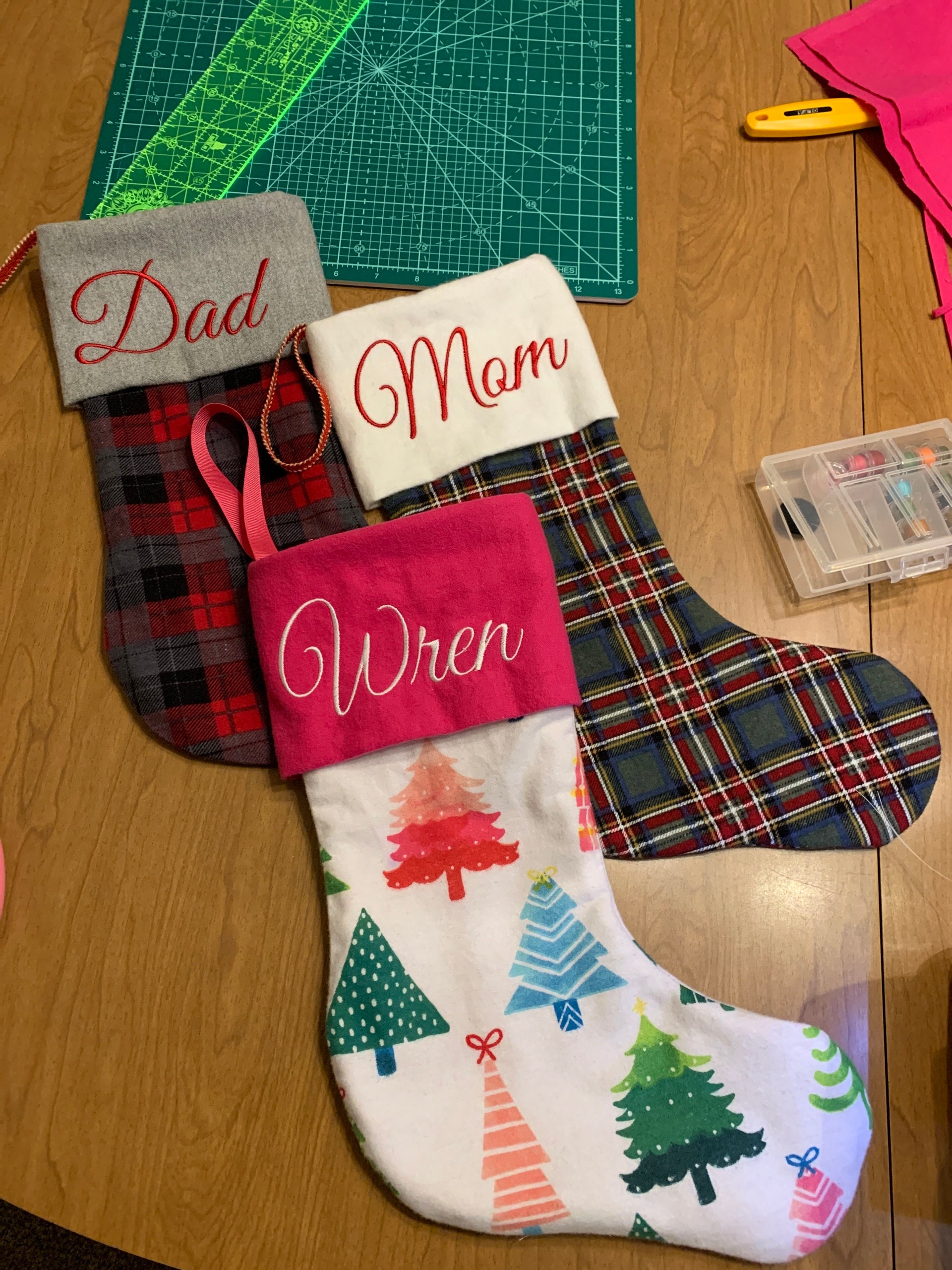 Customer photo for Let it snow - Embroidery font