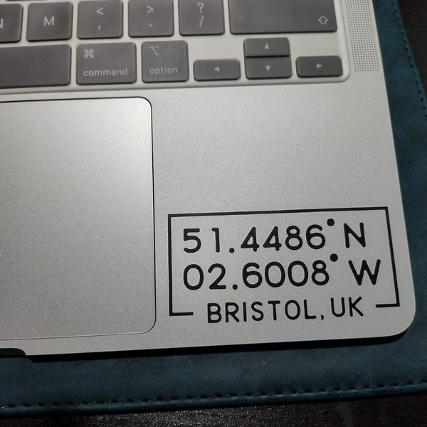 City Coordinates Vinyl Decal - Custom Coordinates, College Student Gift ...