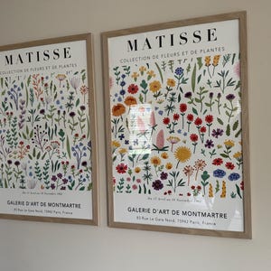 Matisse Botanical Art Prints Set: Floral Exhibition Poster - Etsy