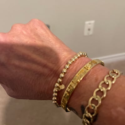 Classic Gold 5mm Bead Bracelet main image 1