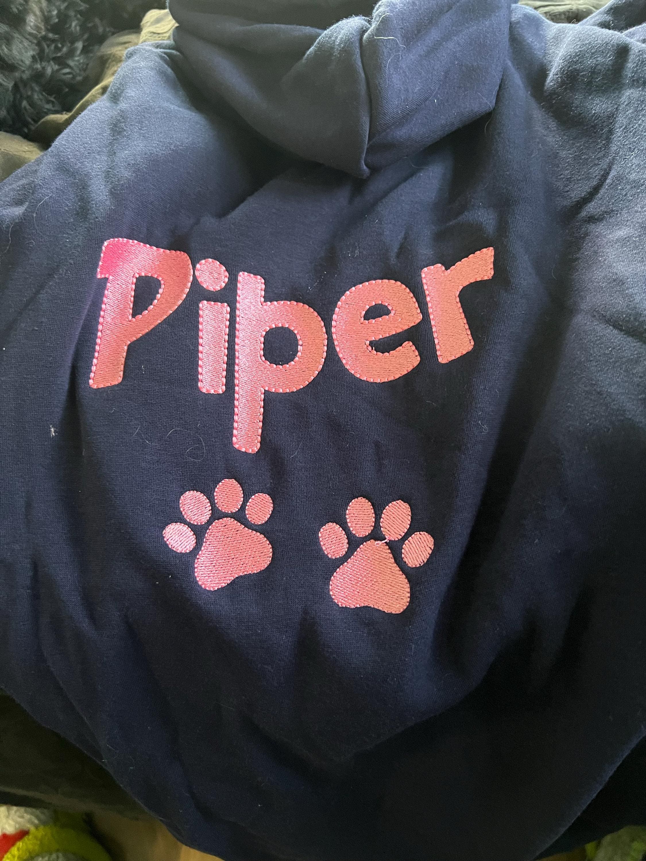 Personalized Dog Hoodie - Name Pet Hoodie - Personalized Dog Sweatshirt - Puppy Clothing - Personalized Dog Clothes - Outdoor Dog Coat