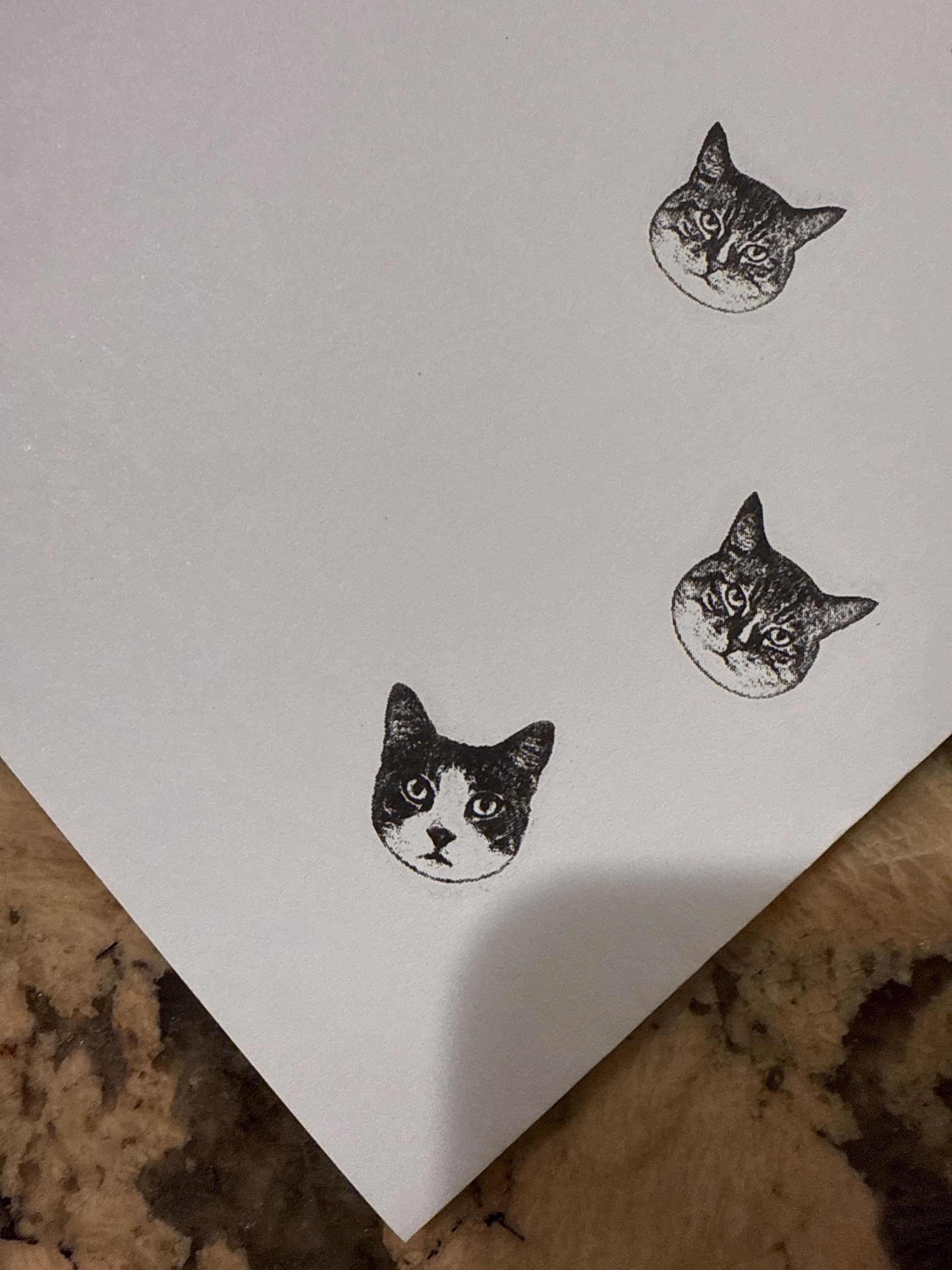 Custom Pet Stamp, Cute Pet Image Stamp,Personalized Cat&Dog Stamps, Royal Pet Face Stamp,Pet Memorial Gift