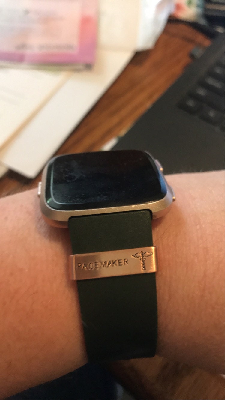 Custom Medical Alert Smart Watch Charm, Personalized Watch Band Charm, Medical ID Watch Band Slide Charm, Allergy Condition Emergency Alert