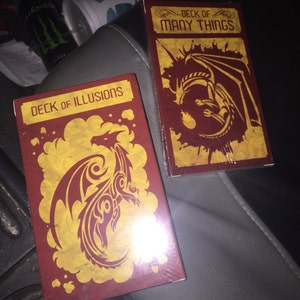 Deck Of Many Things Dungeons Dragons Add On Etsy