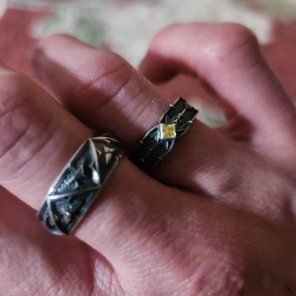 •GOTHIC BUTTRESS• sterling silver ring