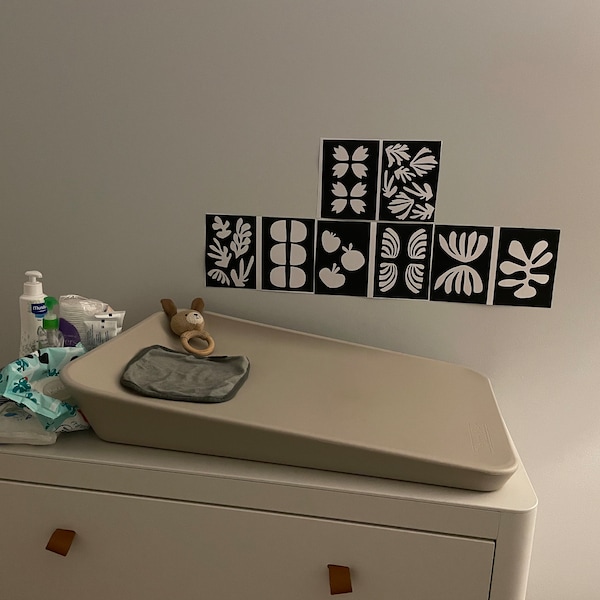 High Contrast Baby Flashcards | Montessori Infant Flash Cards | Matisse ...