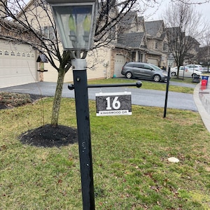 House Address Number Sign Plaque for Wall Mounting / Custom | Etsy