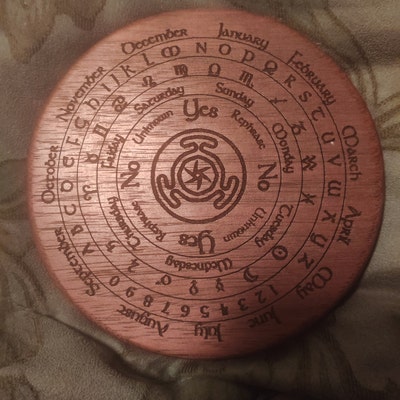 6 Hekate Ultimate Astrological Pendulum Board Engraved, Solid Wood - Etsy