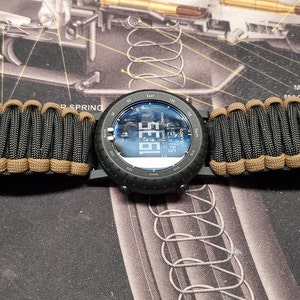 Paracord 550 Suunto Core Alpha, Essential Adjustable Replacement Watchband  -  Norway