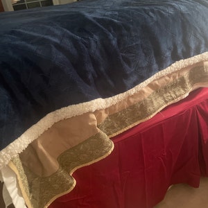 Dust Layered Ruffle Style Gathered Bedspread Set 100% Cotton - Etsy