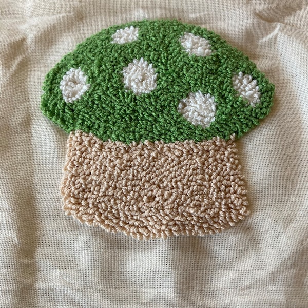 DIY Punch Needle Coaster Kit 4 PCS /tufting Coaster Kit/ Punch Needle ...