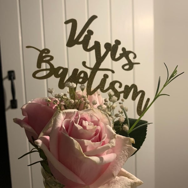 Custom Baptism Centerpieces Girl Baptism Centerpieces Girl Baptism ...