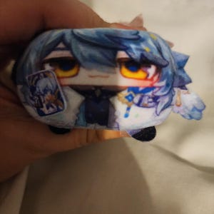 Focalor Acrylic Keychain - Genshin Impact [Fanmade] - Focalor Guillotine Acrylic Keychain/ Charm
