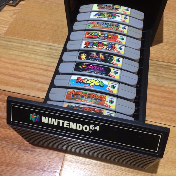 Japan Nintendo 64 N64 Sticker End Labels (for All 196 Custom Japan Game ...