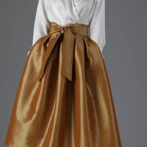 スカート machatt shiring taffeta skirt CRM MACHATT Shirring Taffeta Skirt
