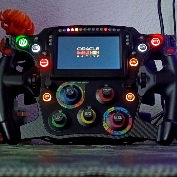 Formula Sim Racin Wheel Red Bull F1 Formula Sim Racing Wheel - Etsy