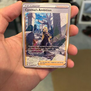 cynthia ambition pokemon card price Cynthia's Ambition GG60/GG70 Ultra Rare Crown Zenith Pokemon TCG