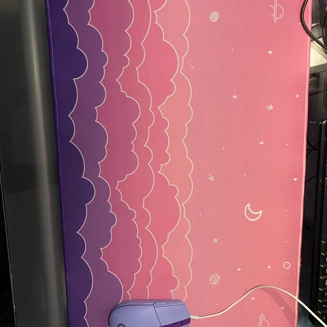 Tapis de souris Cute Cloud 2 Pack, petit tapis de souris en pvc imperméable  à l'eau, base en caoutchouc antidérapant tapis de souris d'ordinateur  personnalisé pour office à la maison