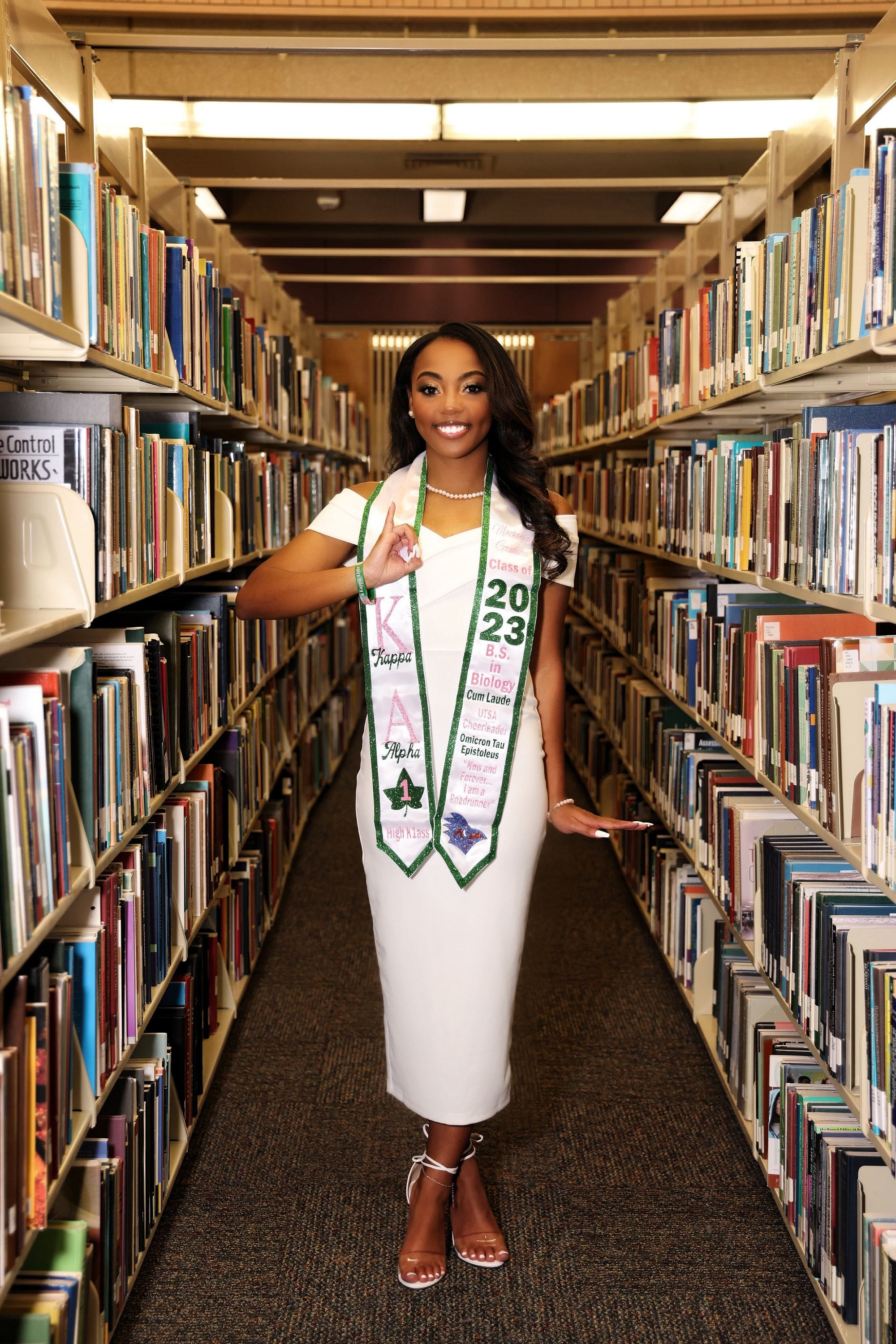 Sorority Graduation Stole | Custom Graduation Stole| Greek Graduation Stole | Pre-Designed Stole | Class of 2025 Stole| Class of 2025 Stole
