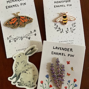 Honey Bee Enamel Pin CHARITY Lapel Pin Badge - Etsy