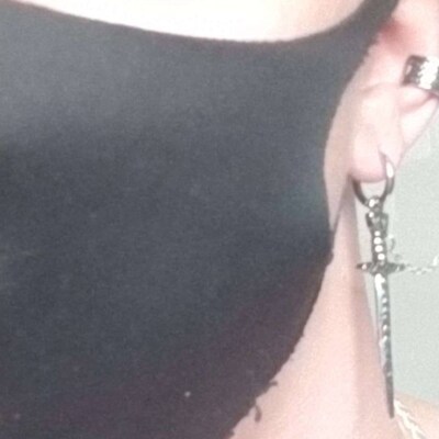 Dragon Hoop Earrings, Dragon Hoops, Dragon Earrings, Hoops, Gothic