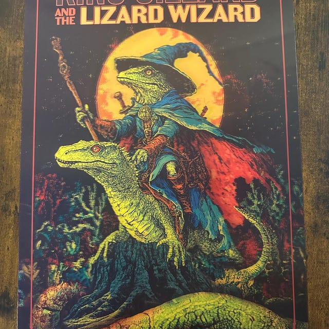 King Gizzard and the Wizard Lizard 3D Lenticular Prints- KGWL 3D