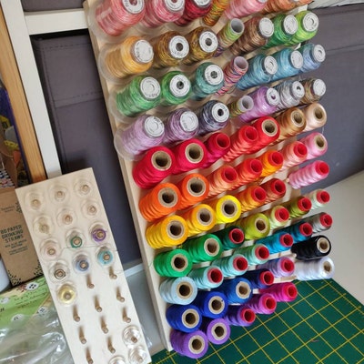 Spool Rack Thread Holder Sewing Pegboard Storage Sewing Room - Etsy