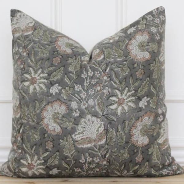 Yellow - Ajrakh Hand Block Print Pillow Cover (Set of 2) 52