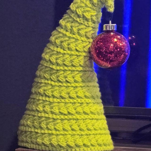 A customer's finished Wheat Stitch Tree Crochet Pattern + Video